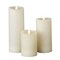 Classic Motion Flameless Candle 3pc Set - 3x5, 3x7, 3x9 Ivory